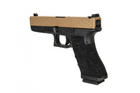 Страйкбольний пістолет D-Boys Glock 17 Gen.4 855 CO2 Half-Tan - зображення 7