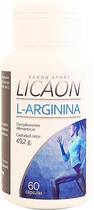 Амінокислота Sanon Sport Licaon L-аргінін 820 мг 60 капсул (8436556081781) - зображення 1