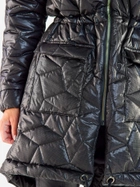 Куртка демісезонна подовжена з капюшоном жіноча Awama A538 1220772 L-XL Black (5902360566040) - зображення 7