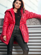 Куртка демісезонна з капюшоном жіноча Awama A541 1220779 L-XL Red (5902360566972) - зображення 8