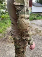 Тактическая форма убакс и штаны с наколенниками и налокотниками (размер XXXL) (мультикам) - изображение 5