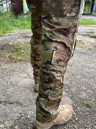 Тактическая форма убакс и штаны с наколенниками и налокотниками (размер XXL) (мультикам) - изображение 6