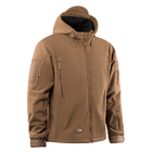 Мужская Флисовая куртка с капюшоном койот / Верхняя одежда M-Tac Windblock Division Gen.II размер 2XL - изображение 4