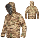 Мужская Куртка на подкладке Omni-Heat мультикам / Утепленная верхняя одежда размер 3XL - изображение 1