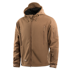 Мужская Флисовая куртка с капюшоном койот / Верхняя одежда M-Tac Windblock Division Gen.II размер S - изображение 1