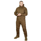 Мужской крепкий Костюм Куртка с капюшоном + Брюки / Полевая форма CamoTec Stalker Canvas 3.0 койот размер S - изображение 2