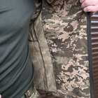 Мужская летняя Куртка с липучками под шевроны / Легкая Ветровка с капюшоном пиксель размер S - изображение 6
