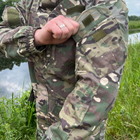 Мужская полевая Куртка «Горка» с карманами и липучками под шевроны рип-стоп мультикам размер 44-46 - изображение 4