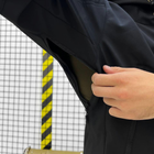 Мужской демисезонный Костюм Куртка + Брюки / Полевая форма Softshell с системой Вентиляции черная размер XL - изображение 6