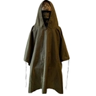 Дождевик - Пончо Оксфорд олива с чехлом / Водозащитный плащ-шатер размер универсальный - изображение 2