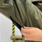 Мужской демисезонный Костюм Куртка + Брюки / Полевая форма Softshell с системой Вентиляции олива размер 2XL - изображение 5