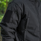 Чоловіча зимова Куртка Thermo-Loft на флісі із Липучками під шеврони чорна розмір 3XL - зображення 4