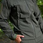 Чоловічий демісезонний Костюм Куртка + Штани / Польова форма Softshell із Липучками під Шеврони олива розмір S - зображення 6