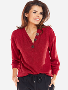 Пуловер жіночий Awama A323 106879 S Бордовий (5902360544697) - зображення 1