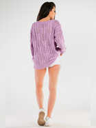 Sweter damski luźny Awama A444 1185465 One Size Purpurowy (5902360557772) - obraz 6