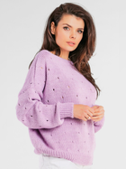 Sweter damski luźny Awama A445 1185469 One Size Purpurowy (5902360557840) - obraz 3