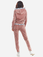 Bluza damska rozpinana streetwear welurowa Awama A373 212885 L Różowa (5902360550957) - obraz 6