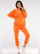 Bluza damska z kapturem oversize Awama A420 1132582 One Size Pomarańczowa (5902360555020) - obraz 4