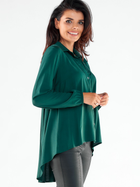 Сорочка жіноча Awama A527 1220742 M Темно-зелена (5902360563285) - зображення 2