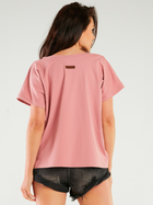 T-shirt damski w serek Infinite You M267 1424447 One Size Różowy (5902360559424) - obraz 2