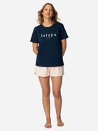 Піжамна футболка LaLupa LA109 1223038 S Navy Blue (5903887675574) - зображення 3