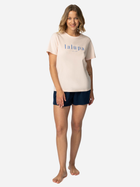 Піжамна футболка LaLupa LA109 1223039 M Peach (5903887675611) - зображення 4
