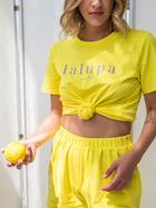 Піжамна футболка LaLupa LA109 1223040 L Yellow (5903887675659) - зображення 7