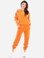 Spodnie dresowe damskie Awama A409 1132534 S/M Pomarańczowe (5902360552111) - obraz 3