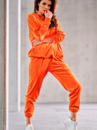 Spodnie dresowe damskie Awama A411 1132542 M Pomarańczowe (5902360553156) - obraz 6