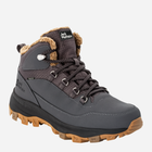 Zimowe buty trekkingowe męskie niskie Jack Wolfskin Everquest Texapore Mid M 4053611-6326 39.5 (6UK) 24.2 cm Ciemnoszare (4064993582413) - obraz 2