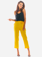 Spodnie damskie Awama A303 106819 L Żółte (5902360540996) - obraz 4