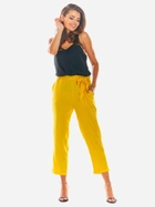 Spodnie damskie Awama A303 106819 L Żółte (5902360540996) - obraz 5