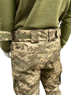 Статутні тактичні зимові військові штани на шерстипоні піксель ММ-14, ШВВЗ з утеплювачем 42/3 - зображення 4