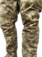 Статутні тактичні зимові військові штани на шерстипоні піксель ММ-14, ШВВЗ з утеплювачем 42/3 - зображення 6