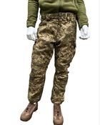 Статутні тактичні зимові військові штани на шерстипоні піксель ММ-14, ШВВЗ з утеплювачем 50/3 - зображення 10