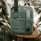 Подсумок аптечка быстрого сброса, сумка для аптечки военная аптечка тактическая Водонепроницаемая Cordura 1000d Олива - изображение 7