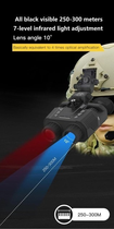Бінокль прилад нічного бачення NV8000 із кріпленням на голову (до 400м у темряві) - зображення 10