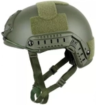 Крепление Рейки на шлем FAST + планка Пикатини + крепеж Wing-Loc Олива - изображение 11