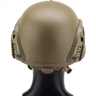 Крепление Рейки на шлем ACH MICH 2000 + планка Пикатини + крепеж Wing-Loc Койот - изображение 8