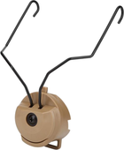 Адаптер на каску шолом для активних навушників MSA Sordin (tan) - зображення 3