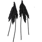 Серьги Черная Птица SETA Decor 23-572BLK