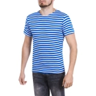 Тельняшка-футболка вязаная (голубая полоса, десантная) 52 - изображение 1