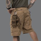 Тактические шорты Ukrarmor для военных с карманами BDU Shorts I Cordura M Койот - изображение 6
