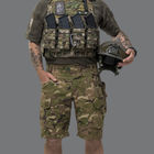 Шорти тактичні Ukrarmor чоловічі з кишенями BDU Shorts I Cordura M Мультикам - зображення 4