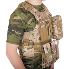 Разгрузочный жилет универсальный на 4 кармана Military Rangers ZK-5516 Цвет: Камуфляж Multicam - изображение 3