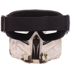 Тактическая маска защитная пол-лица, очки SP-Sport 307 камуфляж - изображение 3