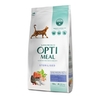 Сухой корм для кошек Optimeal Adult Cat Sterilised Salmon для стерилизованных/кастрированных с лососем