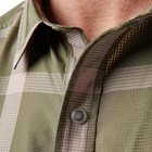Сорочка тактична 5.11 Tactical Nate Short Sleeve Shirt Titan Grey Plaid M - изображение 6