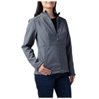 Куртка жіноча тактична 5.11 Women's Leone Softshell Jacket Turbulence XS - зображення 3