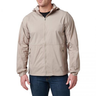 Куртка тактична демісезонна 5.11 Tactical Packable Windbreaker Jacket Badlands Tan 2XL - изображение 3